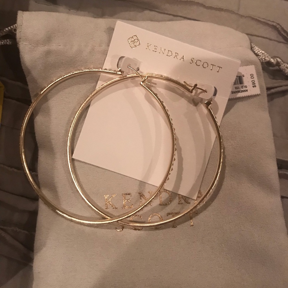 Kendra Scott gold hoops